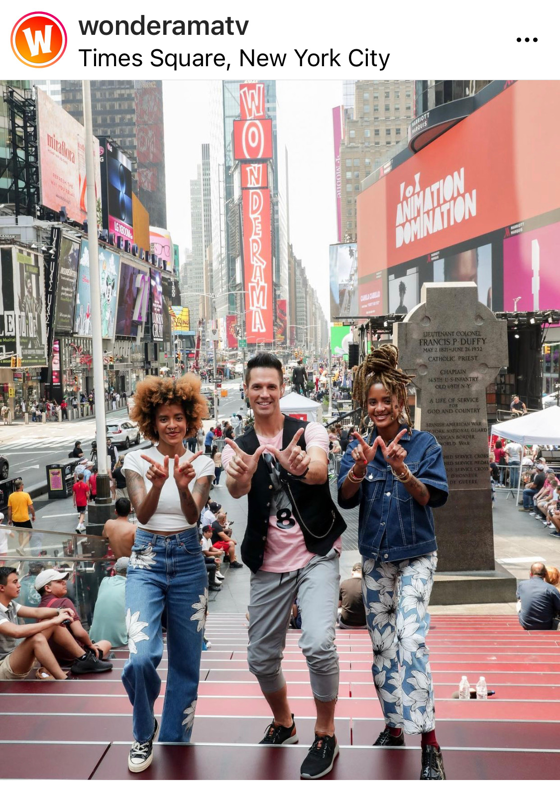 Wonderama ‘World Experience’ Live in Times Square July 25-29 A World of Entertainment on Stage featuring announcements from the U.S. Census, 80 performances and taping 26 episodes with rising talent and social superstars