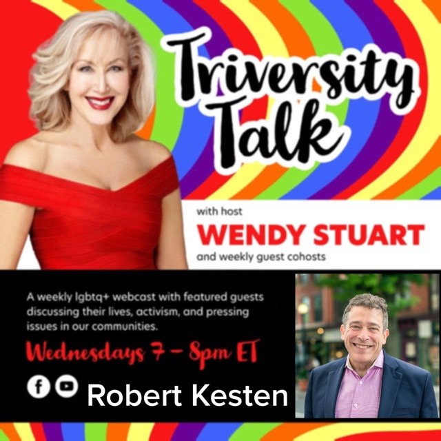 Wendy Stuart Presents TriVersity Talk! Wednesday, August 5th, 2026 At 7 PM ET With Featured Guest Robert Kesten